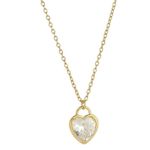Heart Locket Necklace Gold Photo 1