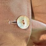 Luisa Spagnoli Burnt Orange 100% Silk Belted Elegant Jacket Size 44 Photo 3