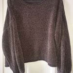 American Eagle Outfitters Chenille Brown Sweater Size XL Photo 0