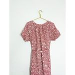 Faherty Carmel Midi Dress Size XS Spice Sunrise Floral Orange Shirtdress Boho Photo 12