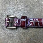 J.Crew Elegant Purple snake print Women's Belt
Size: Medium Photo 4