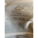 Oakley Womans Capri Athletic Leggings Size Medium Pull On Gray Photo 3