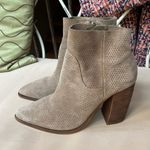 Vince Camuto Cava Perforated Pointy Toe Boot Tan Photo 5