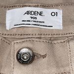 Arden Women’s Size 01 Cream Natural Denim 90’s High Rise Wide Flare Leg Jeans Photo 3