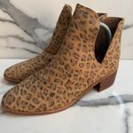 Coconuts by Matisse Women's Leopard Leather Pronto Booties Sz 8 Festival Boho Photo 4