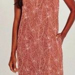 Orvis Linen Knee Length XL Pink Tropical Summer Sleeveless X Large Pockets NEW Photo 0