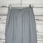 Talbots Petites Pure Silk NWT Sz. 8 Cloud Blue Washed Silk Straight Pencil Skirt Photo 3