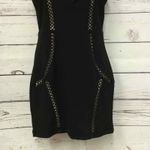 San Joy Sans Joy black cutout mini dress Women’s Size M Medium Party Club Photo 3