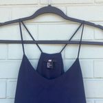 H&M Navy blue spaghetti strap midi dress woman’s size 2 (European size 2) Photo 1