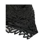 Etoile Beaded Lace V Neck Scallop Lined Vintage Y2K Dress Black XS Photo 8