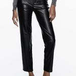 ZARA  Faux Leather Mom Fit Pants size 2 Photo 0