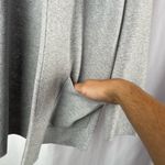 Magaschoni  Open‎ Cotton Wool Blend Cardigan in Grey Size Large Photo 2