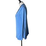 Vineyard Vines  Sweater knit‎ Top Blue Women Size M Embroidered Scroll  Preppy Photo 7