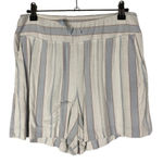 Soma  Cool Nights White Blue Stripe Pajama Shorts M Photo 0