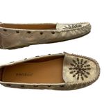 Bamboo  NWOB Women's Size 6.5 Metallic Foil‎ Boho Moccasins Flat Shoes Photo 6