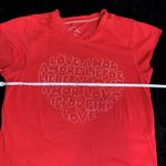 PINK - Victoria's Secret Victoria's Secret Pink Red Love Valentine's T-Shirt Size XS/S Photo 8