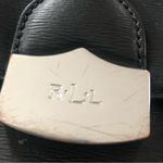 Ralph Lauren VTG Lauren  Black Crossbody Shoulder Bag Leather Inner Pockets 10X8 Photo 2