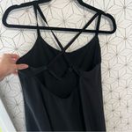 Aerie  Offline Exercise Dress Black Cross Back Photo 3
