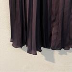 Ann Taylor Purple Satin Pleated A-Line Midi Skirt Size 4 NWT Photo 6