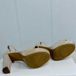 Top Moda  Women's Gold Platform Heels Photo 6