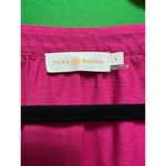 Tory Burch Theresa Hibiscus Embroidered Floral Blouse Pink size 2 Photo 4