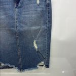 BLANK NYC  Distressed Denim Skirt Photo 2