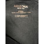 Arizona Jeans 023-001 Arizona Jean XXXL‎ women's short sleeve Black w pocket shirt Tee T-shirt Photo 2