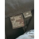 Tahari ASL Size 10 Womens Zip Front Black Dress Pants Pockets Business Wide Leg Photo 6