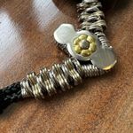 Elegant Silver, Gold and rope Women's belt Silver Photo 2