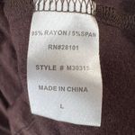 Lola Tank Top Womens L Brown Beaded Embellished Strappy Tunic Flowy Casual Chic Size L Photo 9