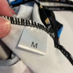 1 piece blue design swimsuit with connected swim shorts Yellow Size M Photo 5