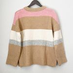 Topshop 𝅺NWT  Supersoft Stripe Crewneck Sweater 4-6 Photo 5