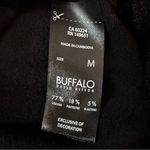 Buffalo David Bitton  black crew neck sweater with stars, size M Photo 10