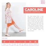 LuLaRoe  Caroline Cardigan with floral print Photo 3