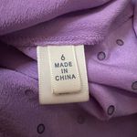 Rebecca Minkoff purple studded shift silk mini dress size 6 Photo 7