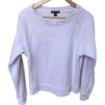 J.Crew Women's XS Light Pink Crewneck Pullover Sweatshirt Cropped Length Photo 0