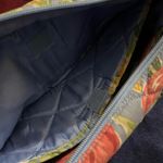 Laura Ashley Vtg  Floral Quilted blue shoulder Bag yellow Pink Flowers Photo 4