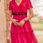 Sundance  Monaco Meet up Tiered Flutter Sleeve Dress XS NWT Photo 4