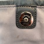 Coach Black Leather Small Baguette Shoulder Purse Flap Leather Parker. Photo 6