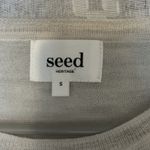 Seed Heritage Undershirt Top Cream Small Merino Wool Warm Layering Winter Size 4 Photo 3