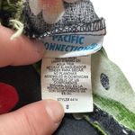 Vintage Y2K Pacific Connections Black Tropical Hawaii Hibiscus size medium Photo 7