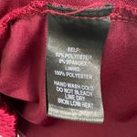 Lulus MEDIUM Red This Night Crushed Velvet Plunge Backless Fit Flare Mini Dress Photo 9