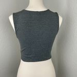 Yogalicious Pure Cloud Nicki Muscle Cropped Tank Top Stretch Black Women's M Photo 3