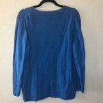 Gap  Sweater Blue V Neck Knit Women’s Sz XXL GUC Silk Blend Photo 10