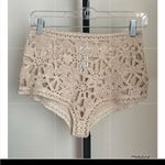 ZARA  Crochet Cover Up Shorts Crochet Rave Festival Small Photo 1