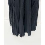 Ann Taylor  Exposed Seam Sleeveless Maxi Gown Cocktail‎ Dress Silk Black Size 12 Photo 2