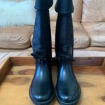 Stuart Weitzman  Tall Black Rain Boots Photo 5