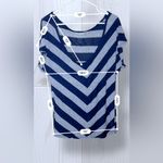Billabong  Vintage 90’s Women’s Chevron Striped Casual Short Sleeve Tee Photo 5