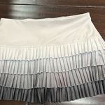 Lucky in Love Grey and White Pleated Tennis Golf Skirt Skort XS Black Photo 2