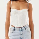 Urban Outfitters White Corset Photo 0